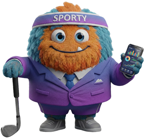 Mascotte Sporty Business & Sport